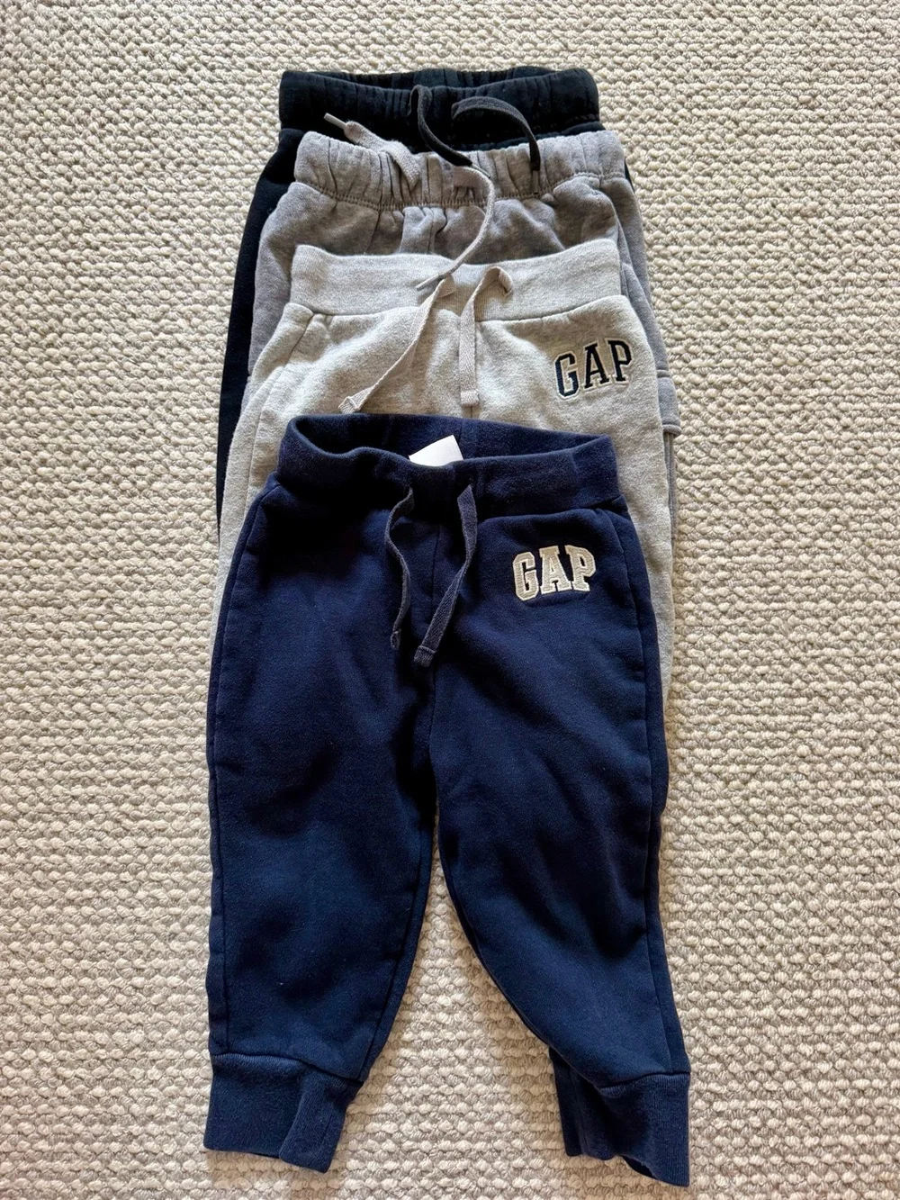 Toddler Fleece-Lined Sweatpants Bundle | 18–24 Months | Gap & Old Navy | 4 Pairs
